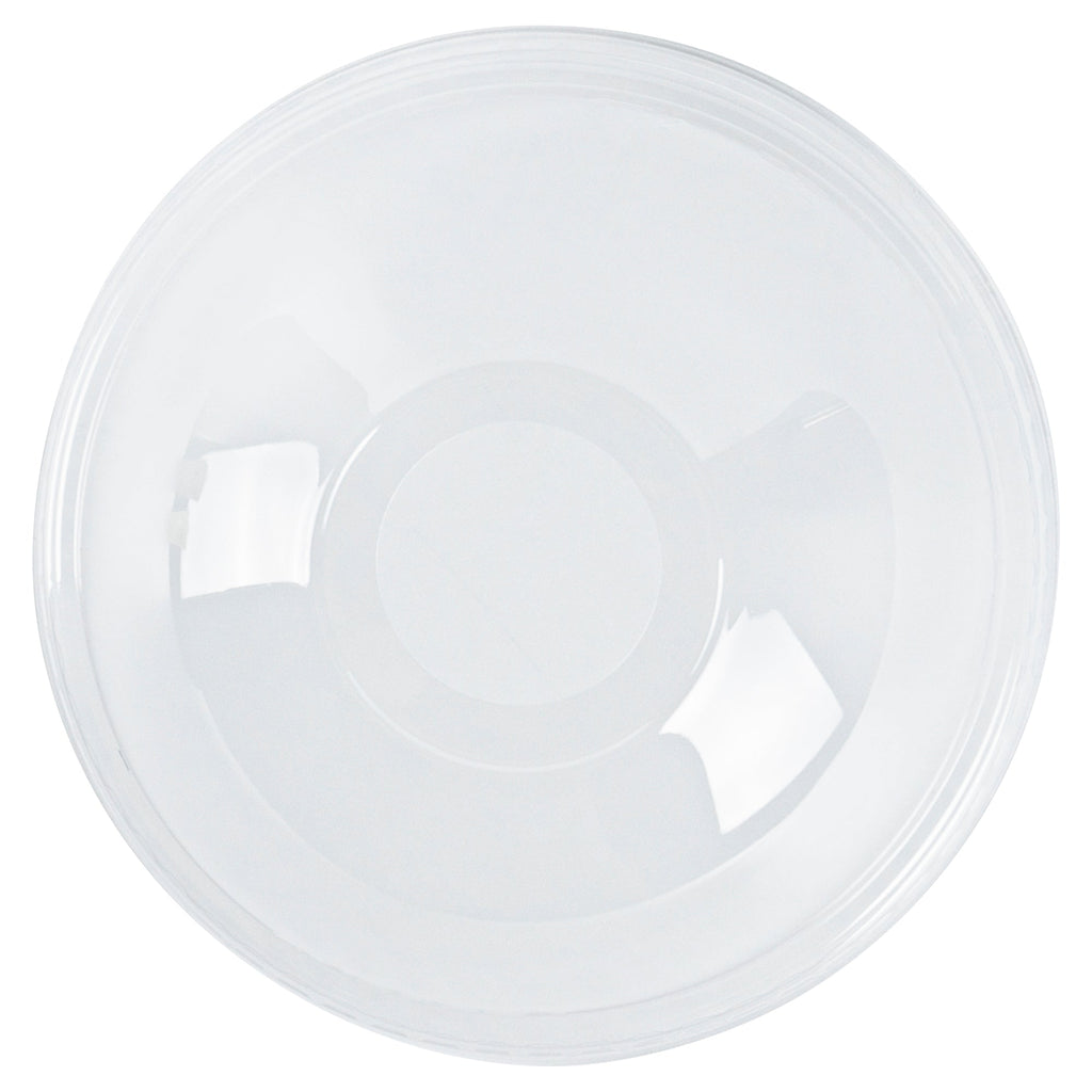 Visage Round Clear Plastic Dome Lid - Fits 9, 12 and 16 oz - 1000 count box
