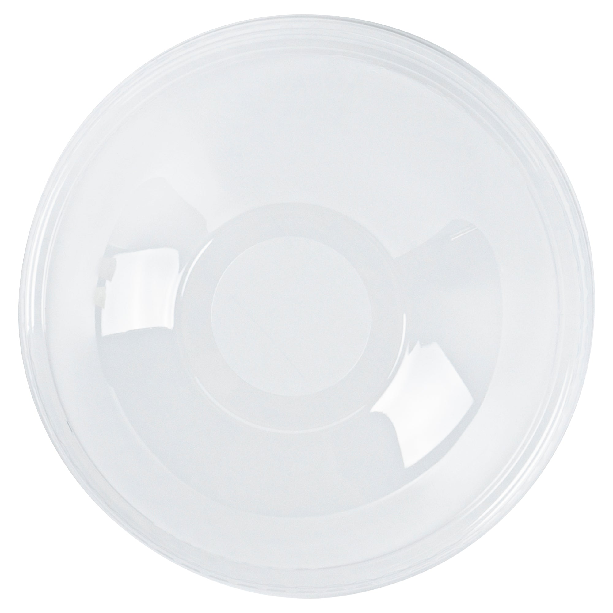 Visage Round Clear Plastic Dome Lid - Fits 9, 12 and 16 oz - 1000 count box