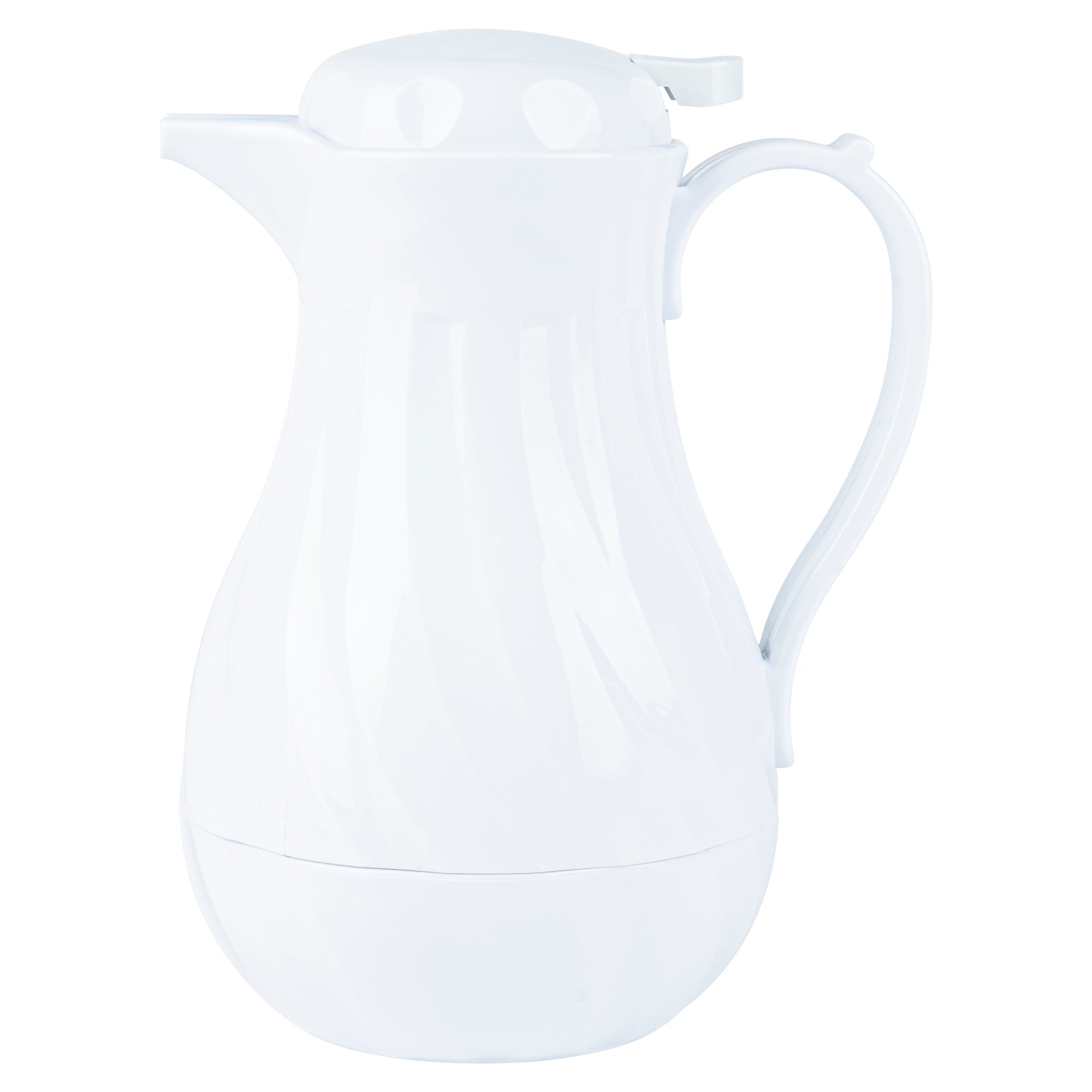 Restpresso 42 oz White Thermal Coffee Carafe / Server - 8" x 6" x 10" - 1 count box