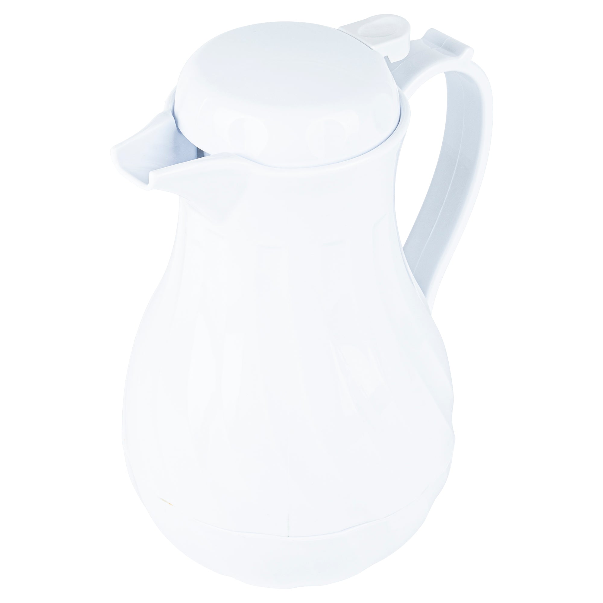 Restpresso 42 oz White Thermal Coffee Carafe / Server - 8" x 6" x 10" - 10 count box