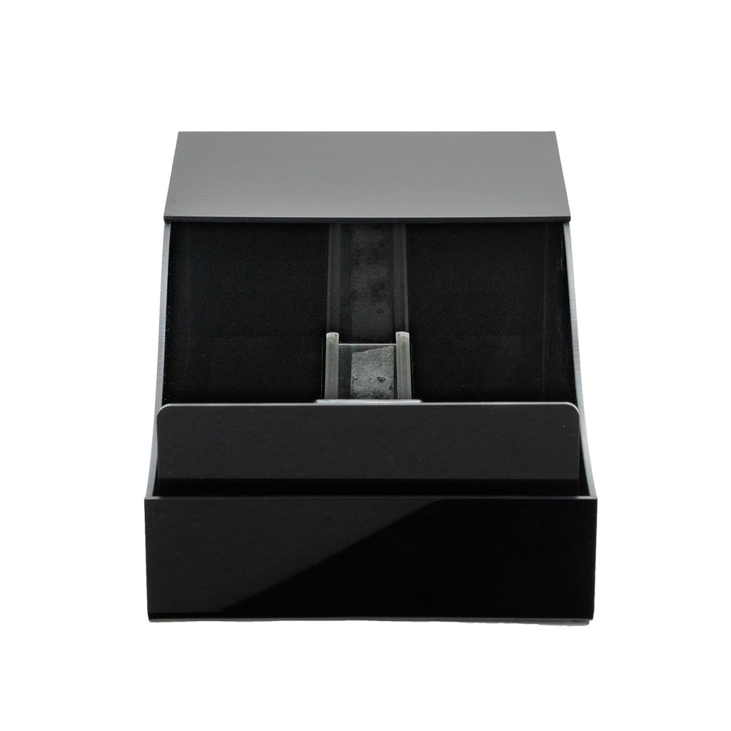 Restpresso Black Acrylic Horizontal Coffee Cup Sleeve Dispenser - 9 1/2" x 6" x 3 3/4" - 1 count box