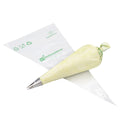 Pastry Tek Clear Plastic Easy Grip Pastry Piping Bag - Recyclable - 12 1/4" x 6" - 100 count box