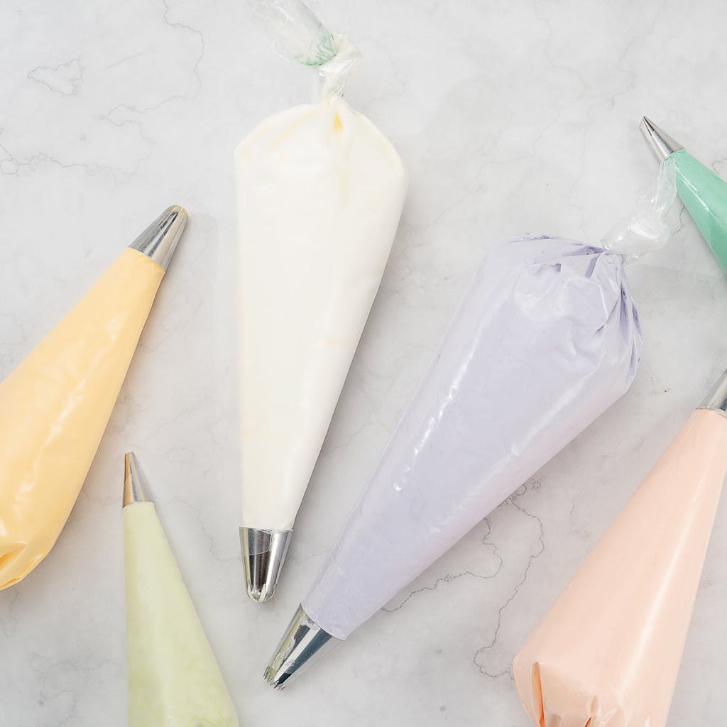 Pastry Tek Clear Plastic Easy Grip Pastry Piping Bag - Recyclable - 21" x 10 3/4" - 100 count box