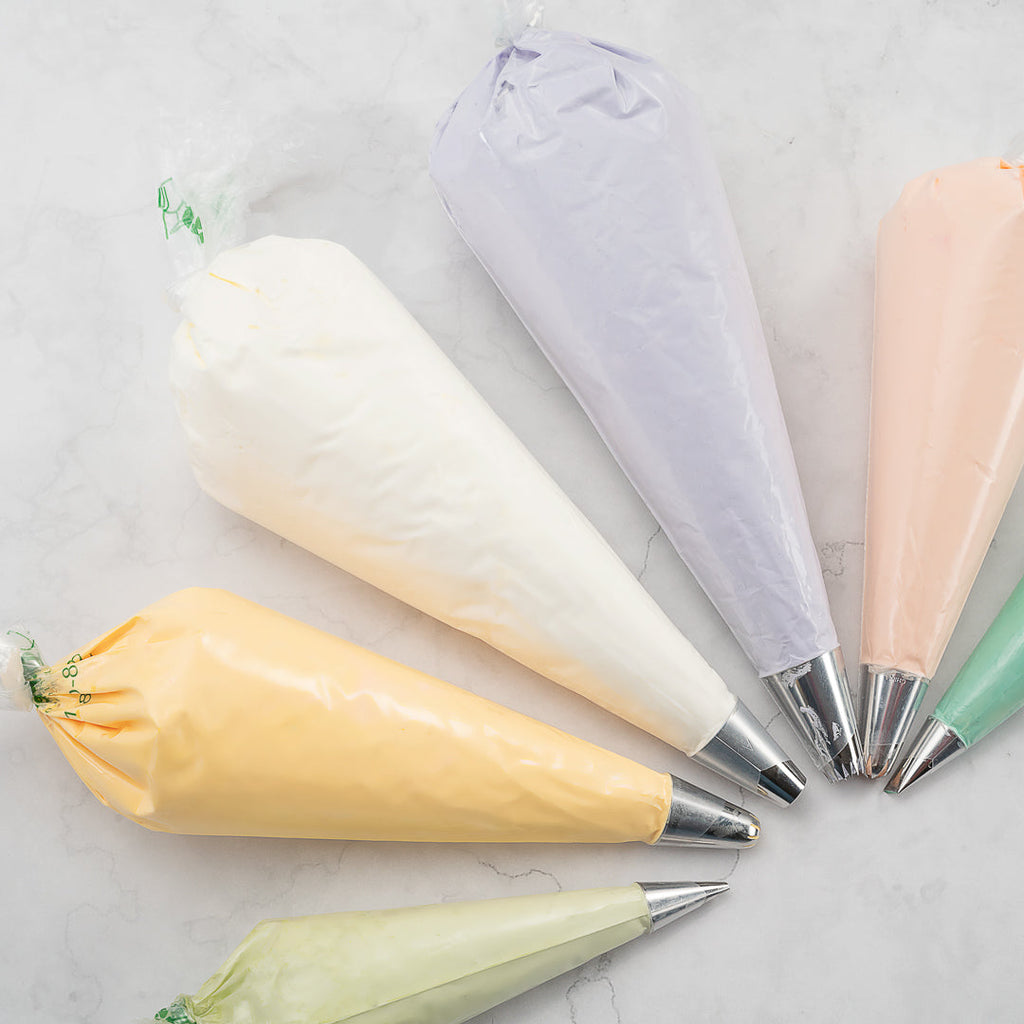 Pastry Tek Clear Plastic Easy Grip Pastry Piping Bag - Recyclable - 21" x 10 3/4" - 100 count box