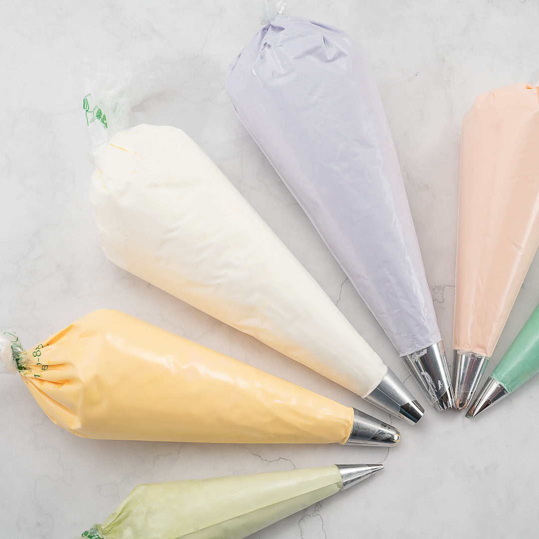 Pastry Tek Clear Plastic Easy Grip Pastry Piping Bag - Recyclable - 21" x 10 3/4" - 100 count box