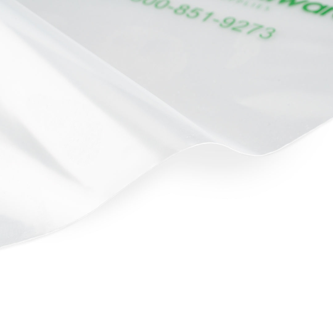 Pastry Tek Clear Plastic Pastry Piping Bag - Recyclable - 18" x 9 1/2" - 100 count box