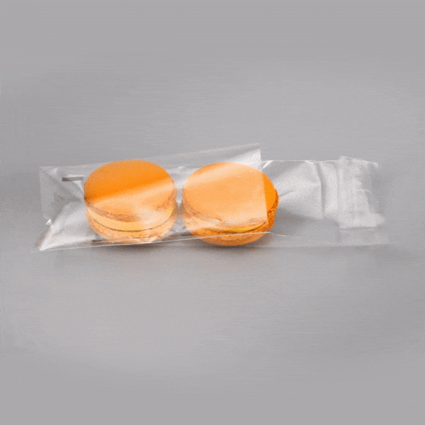 Bag Tek Clear Plastic Lip and Tape Bag - Self Sealing - 4" x 3" - 100 count box