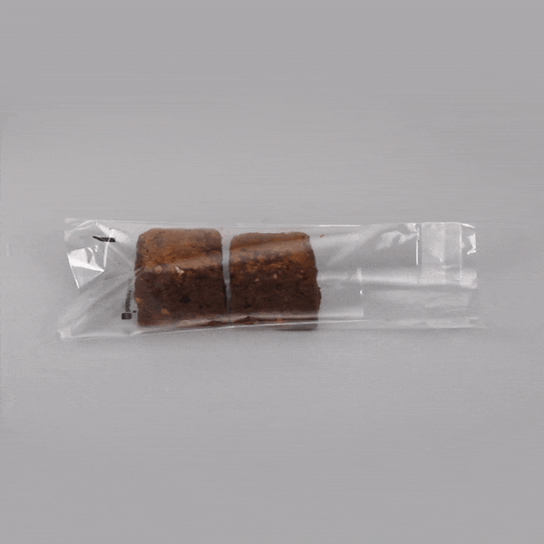 Bag Tek Clear Plastic Lip and Tape Bag - Self Sealing - 5" x 3" - 100 count box