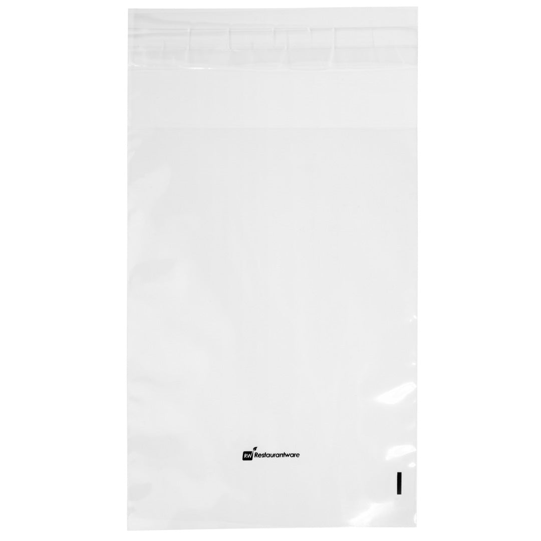 Bag Tek Clear Plastic Lip and Tape Bag - Self Sealing - 7" x 5" - 100 count box