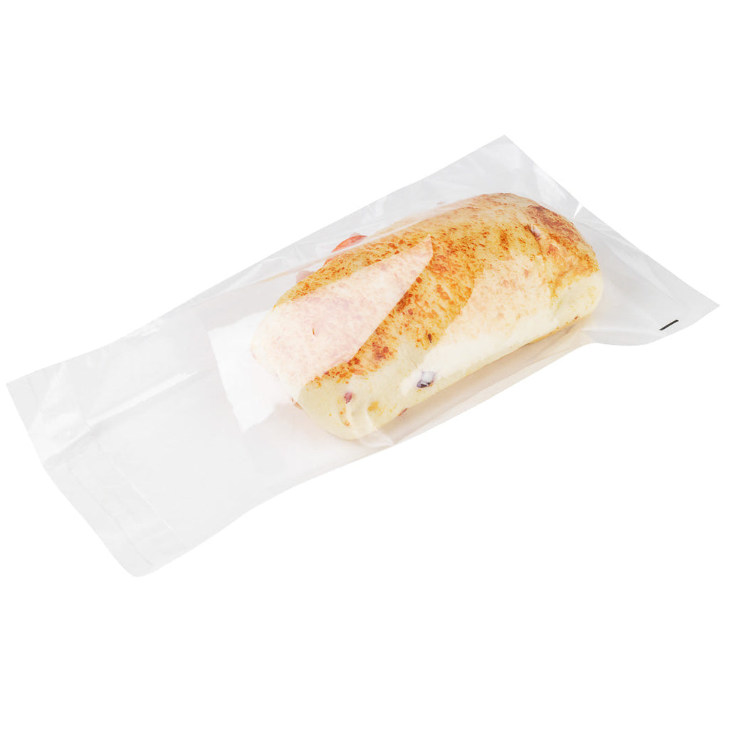 Bag Tek Clear Plastic Lip and Tape Bag - Self Sealing - 9" x 6" - 100 count box