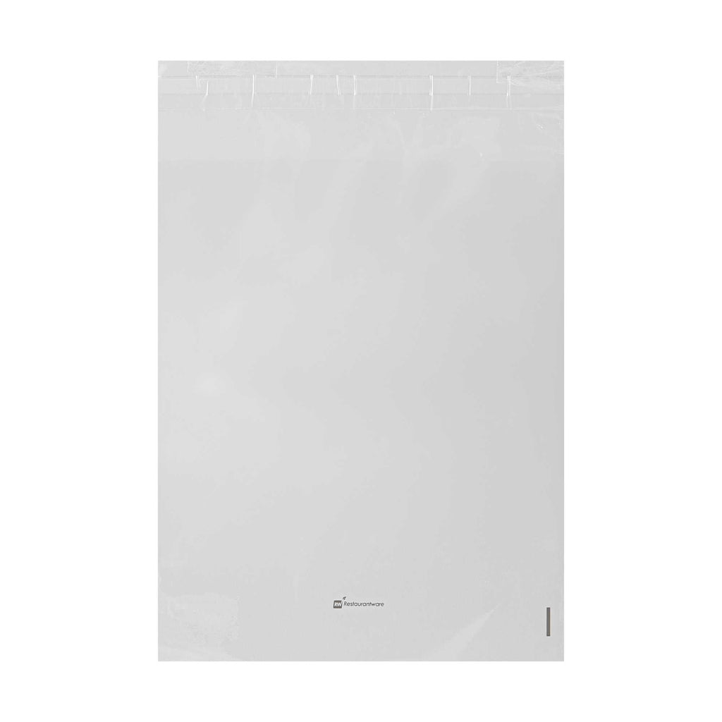 Bag Tek Clear Plastic Lip and Tape Bag - Self Sealing - 10" x 8" - 100 count box