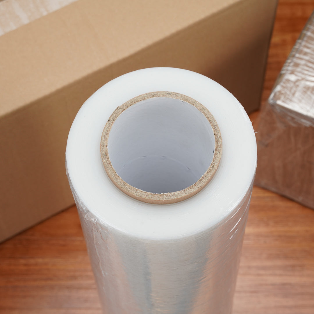 Handy Tek Clear Plastic Stretch Wrap - Heavy-Duty, 80 gauge - 20" x 6000' - 1 count box