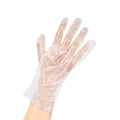 Eco Serve Clear Plastic Small Compostable Gloves - Powder-Free - 10 1/4" x 8 3/4" - 100 count box