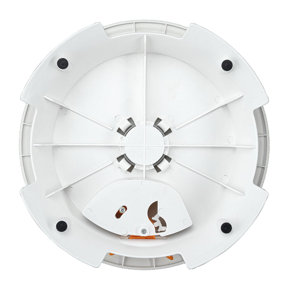 Pastry Tek Round White Plastic Revolving Cake Stand / Turntable - Non-Slip Base - 12" - 1 count box