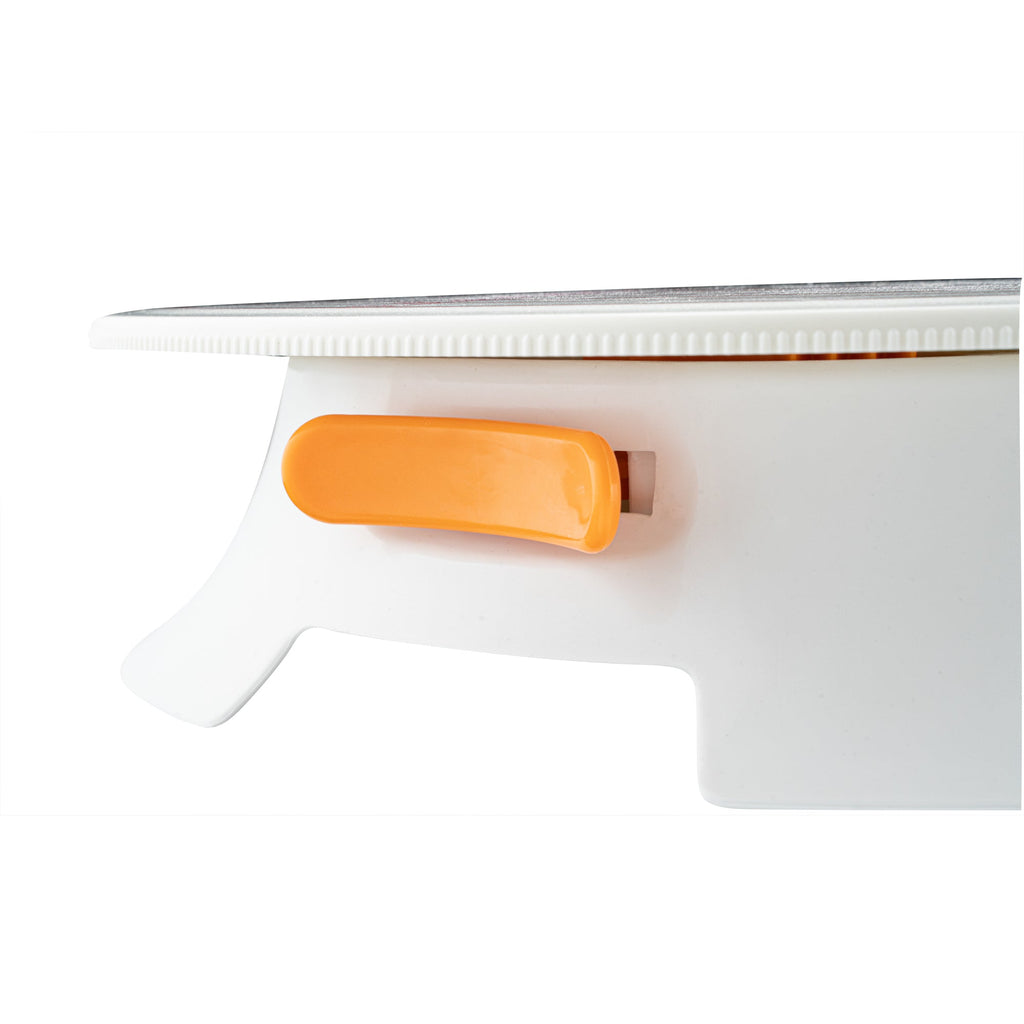 Pastry Tek Round White Plastic Revolving Cake Stand / Turntable - Non-Slip Base - 12" - 1 count box