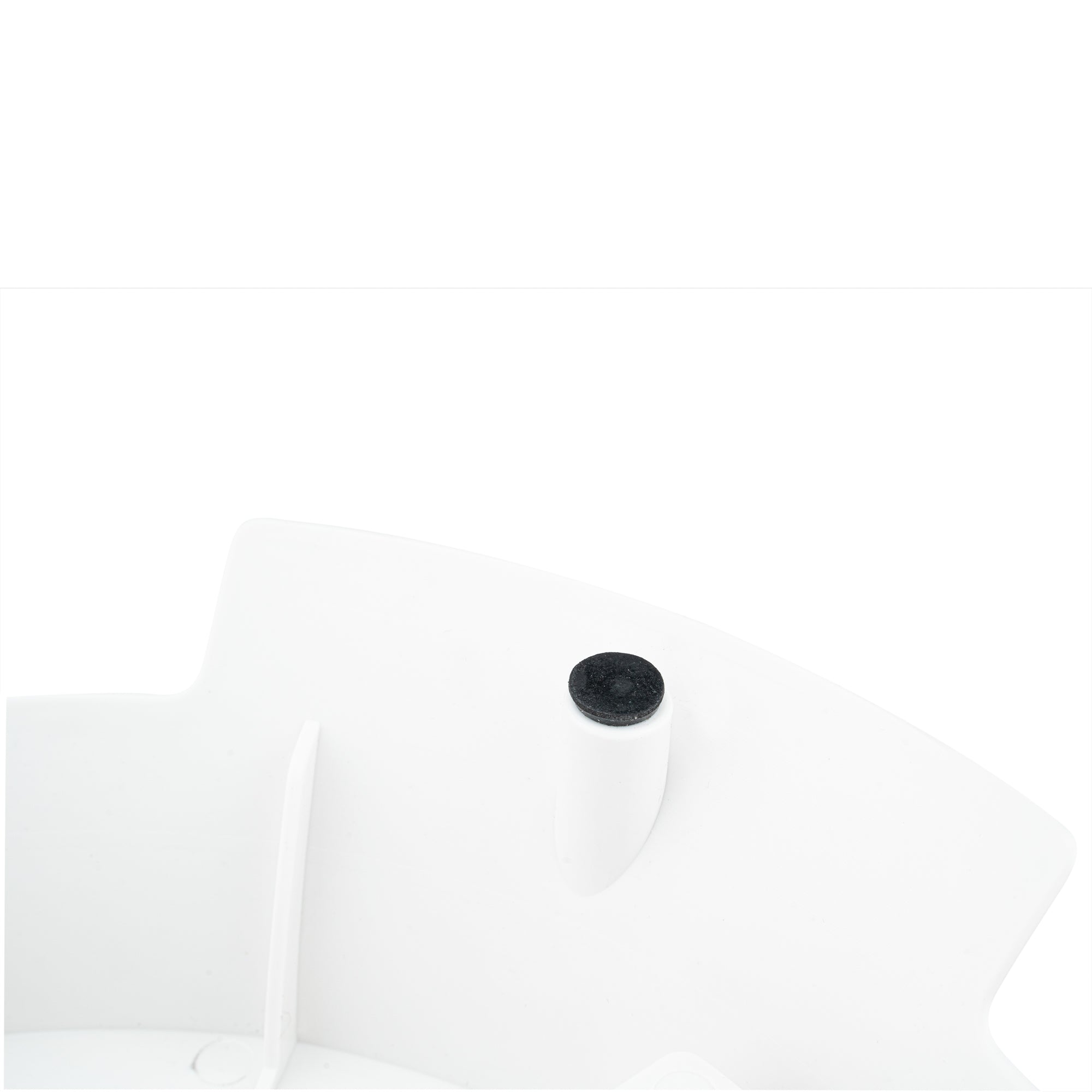 Pastry Tek Round White Plastic Revolving Cake Stand / Turntable - Non-Slip Base - 12" - 1 count box