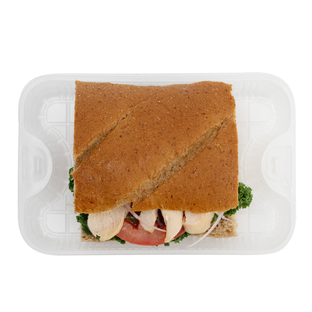 Futura 10 oz White Plastic Insert Tray - 1-Compartment, Fits 32 and 37 oz Containers, Microwavable - 6 1/2" x 4 1/4" x 1" - 100 count box