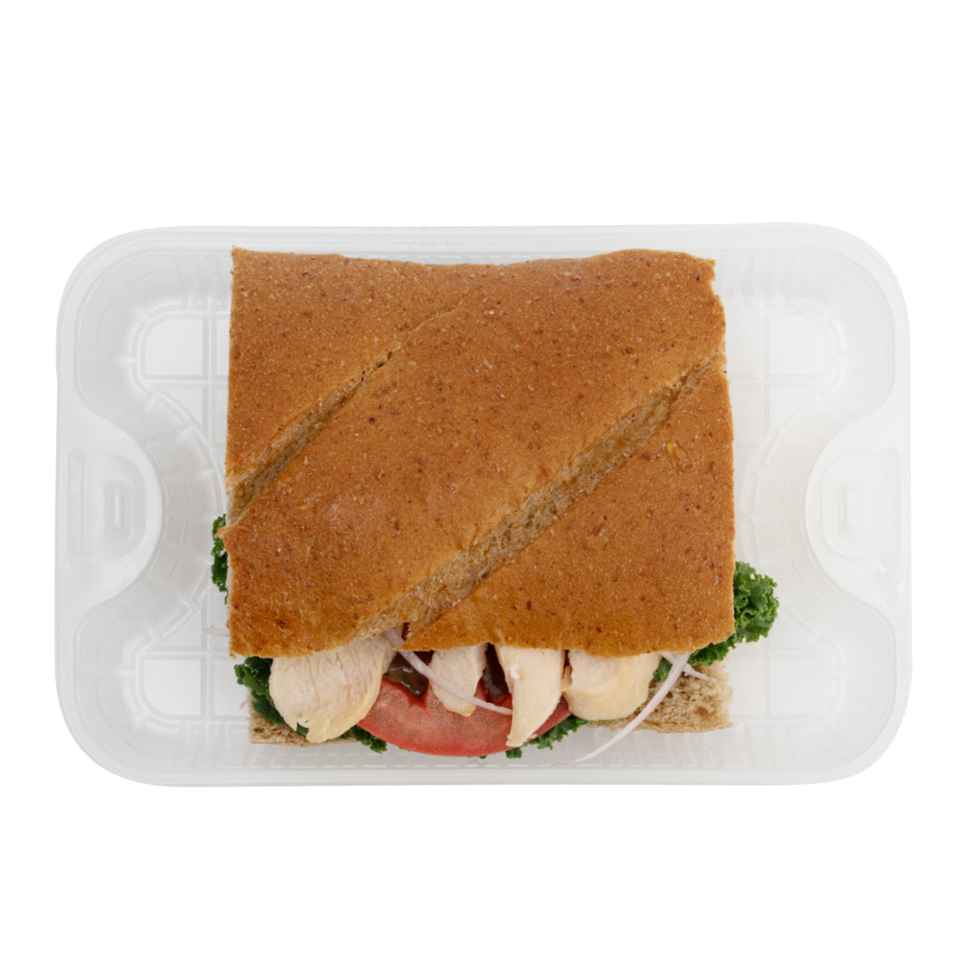 Futura 10 oz White Plastic Insert Tray - 1-Compartment, Fits 32 and 37 oz Containers, Microwavable - 6 1/2" x 4 1/4" x 1" - 100 count box