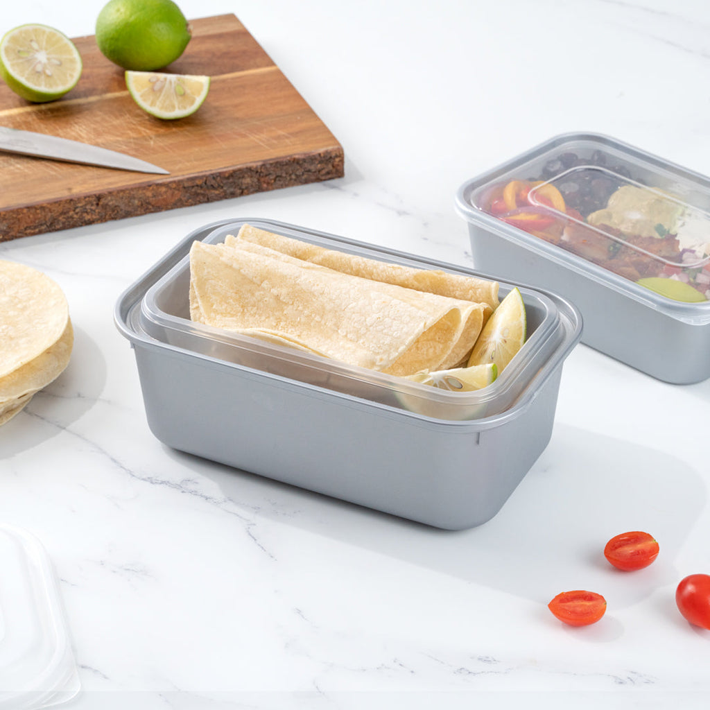 Futura 15 oz Clear Plastic Heavy Duty Insert Tray - Fits 24, 34 and 44 oz Containers, Microwavable - 100 count box