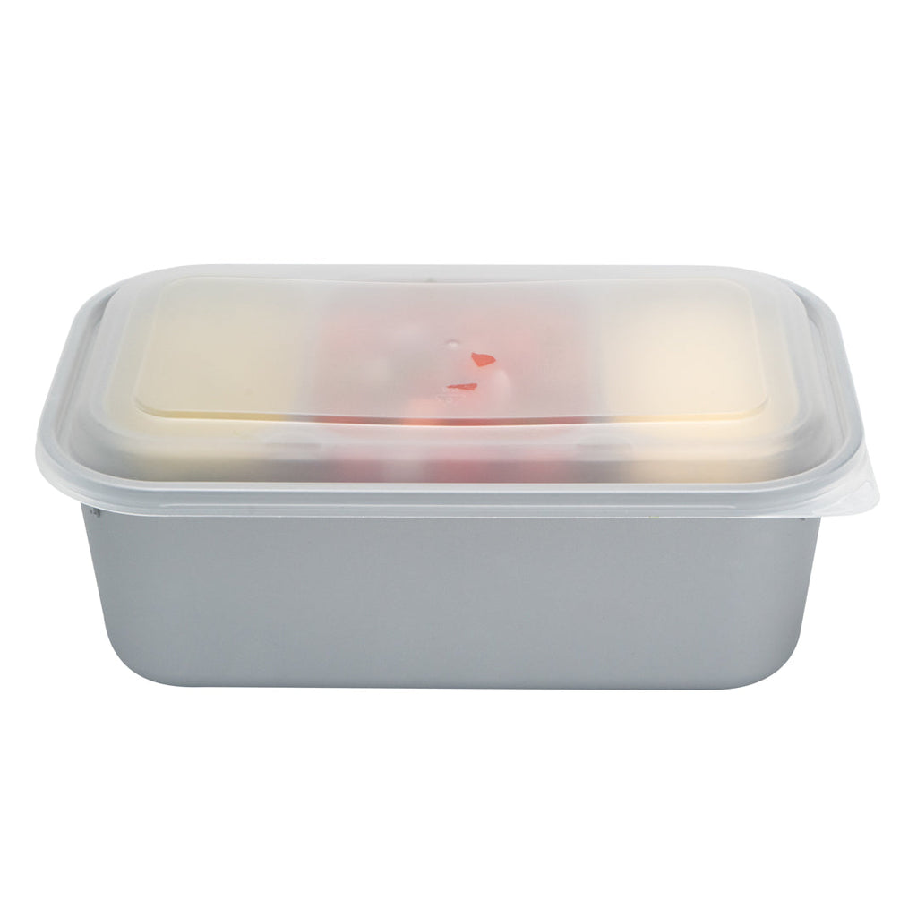 Futura 15 oz Clear Plastic Heavy Duty 3-Compartment Insert Tray - Fits 24, 34 and 44 oz Containers, Microwavable - 100 count box