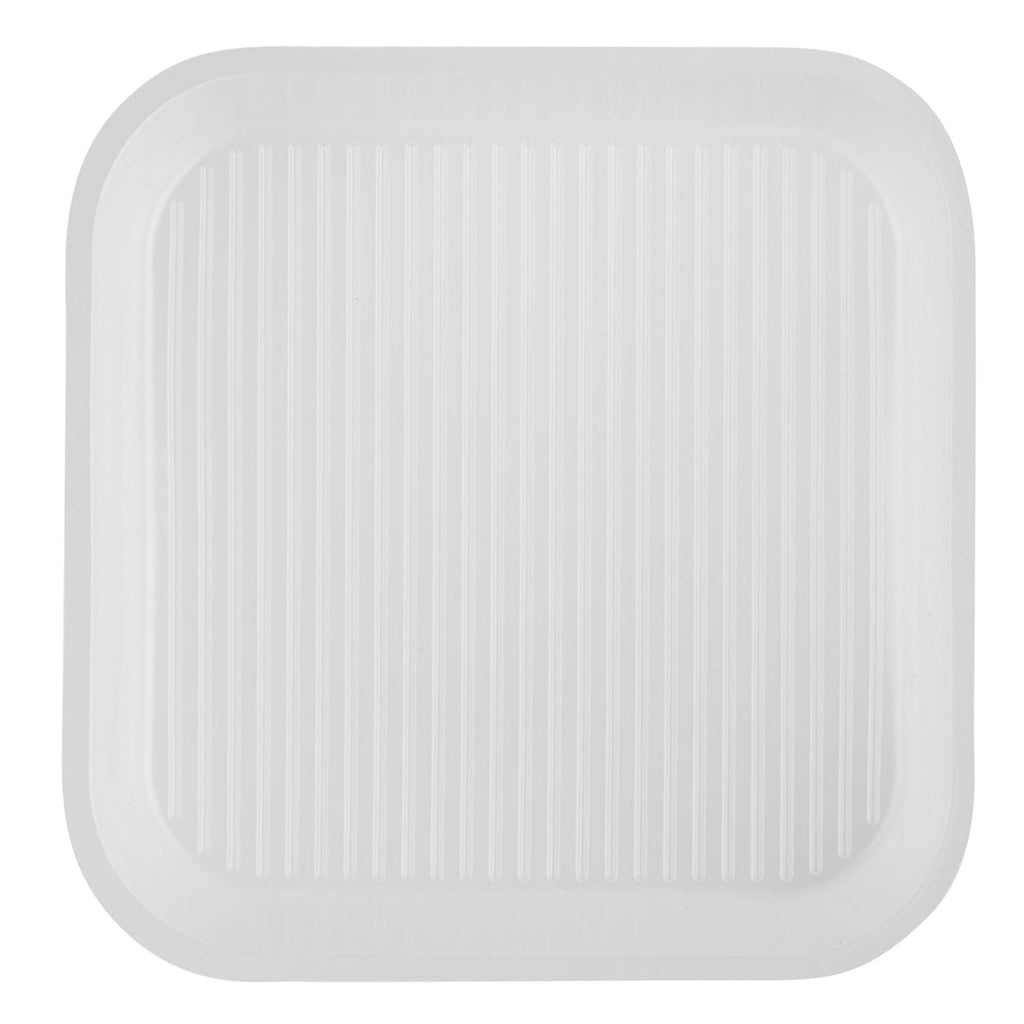 Futura 14 oz Clear Plastic Insert Tray - Fits 34 oz Bowl, Microwavable - 100 count box