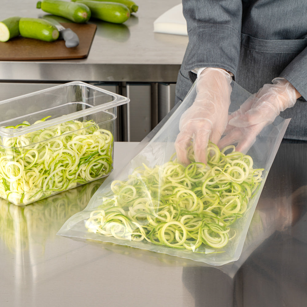 Fresh Hero Clear Plastic Vacuum Packaging Bag - for Chamber Vacuum Sealer, 4 mil, BPA-Free - 16" x 12" - 100 count box