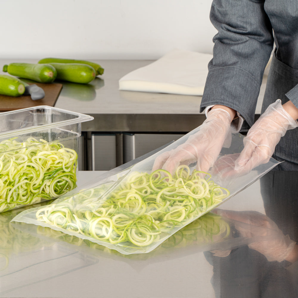 Fresh Hero Clear Plastic Vacuum Sealer Bags - for Chamber Vacuum Sealer, 4 mil, BPA-Free - 16" x 12" - 1000 count box