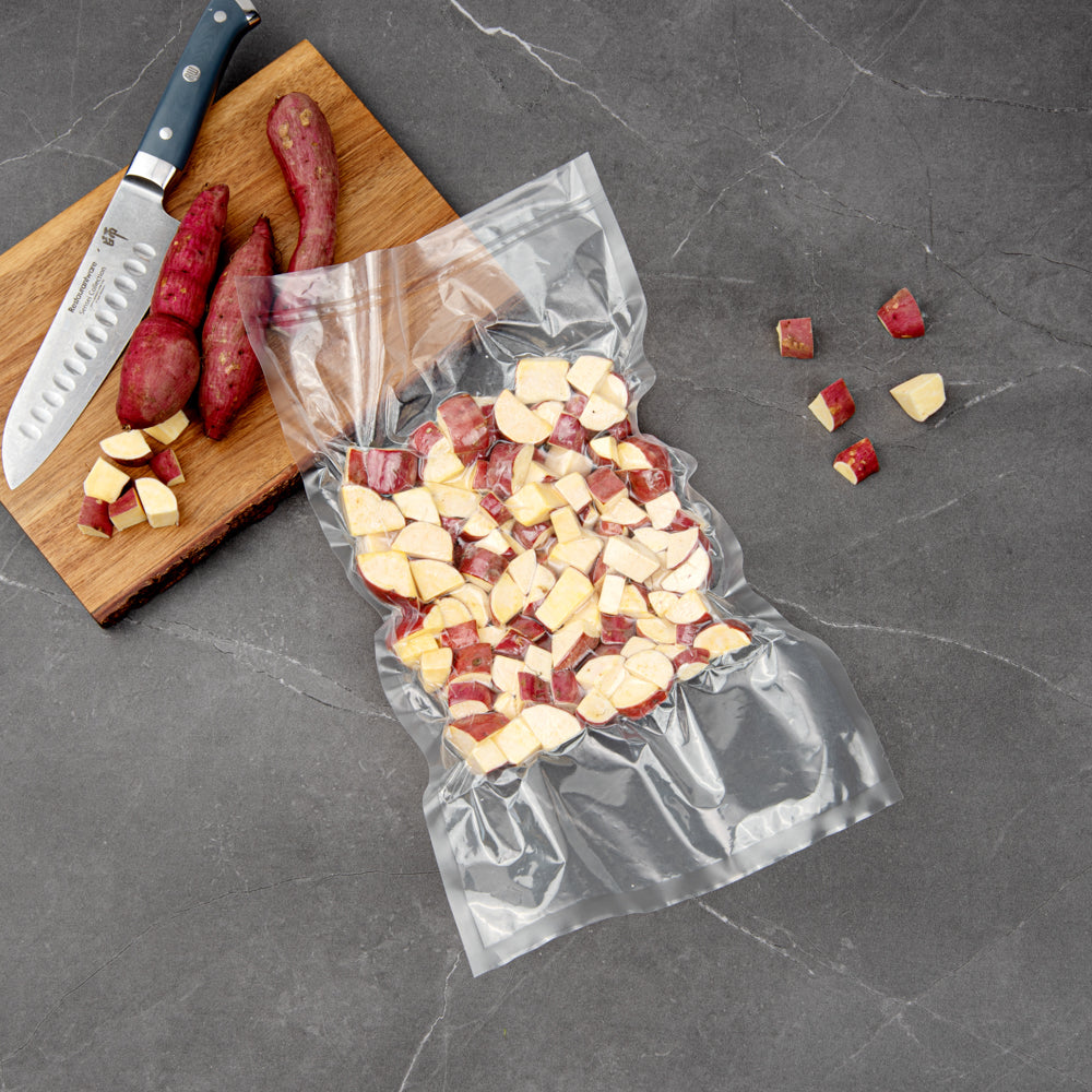 Fresh Hero Clear Plastic Vacuum Sealer Bags - for Chamber Vacuum Sealer, 3 mil, BPA-Free - 18" x 10" - 1000 count box