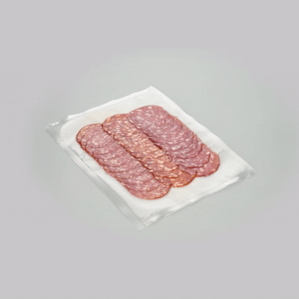 Fresh Hero Clear Plastic Full Mesh External Vacuum Sealer Bag Roll - 3 mil - 8" x 50' - 10 count box