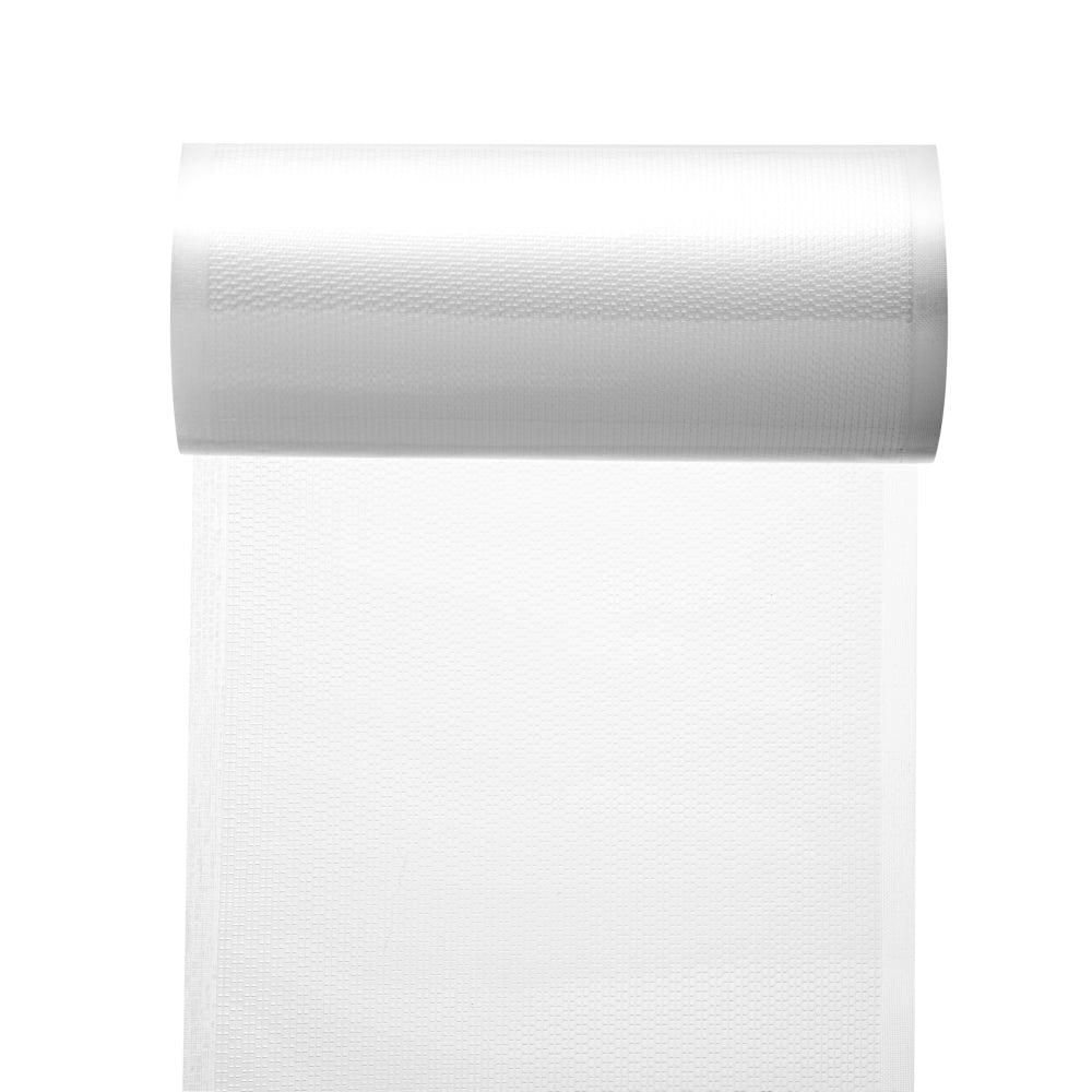 Fresh Hero Clear Plastic Full Mesh External Vacuum Sealer Bag Roll - 3 mil - 8" x 50' - 10 count box