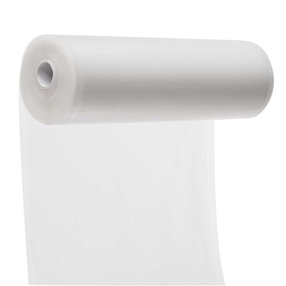 Fresh Hero Clear Plastic Full Mesh External Vacuum Sealer Bag Roll - 3 mil - 11 1/2" x 50' - 10 count box