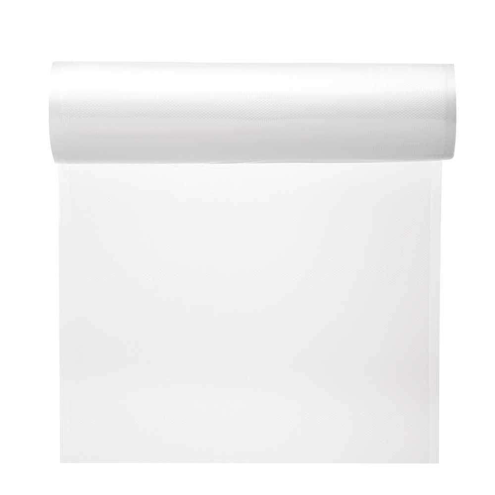 Fresh Hero Clear Plastic Full Mesh External Packaging Bag Roll - 3 mil - 15" x 50' - 1 count box