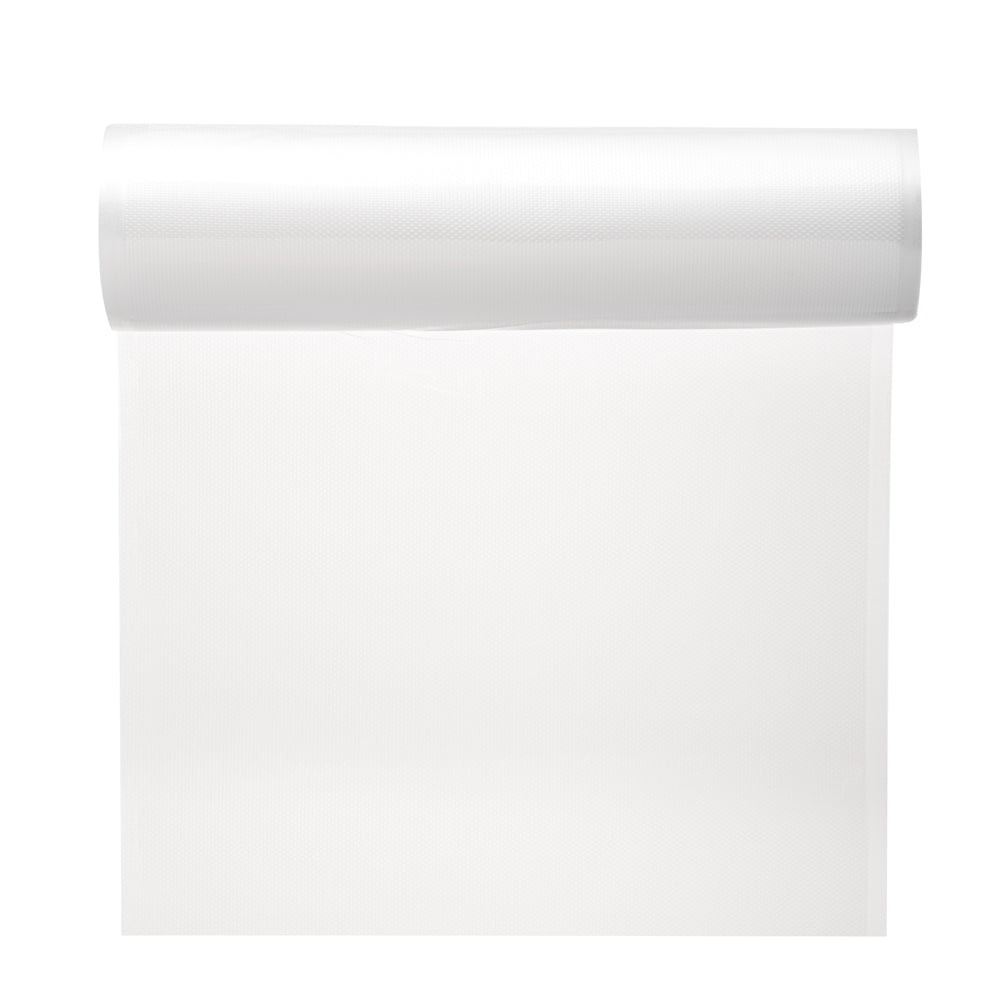 Fresh Hero Clear Plastic Full Mesh External Vacuum Sealer Bag Roll - 3 mil - 15" x 50' - 10 count box