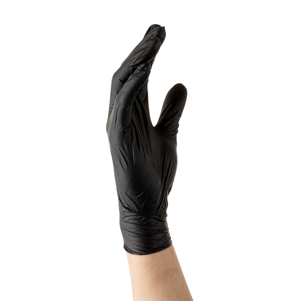 Low Derma Blackberry Medium Nitrile Gloves - Hypoallergenic, Non-Sterile, Powder-Free - 100 count box