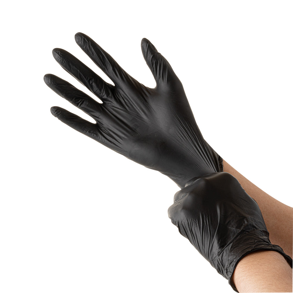 Low Derma Blackberry Medium Nitrile Gloves - Hypoallergenic, Non-Sterile, Powder-Free - 1000 count box