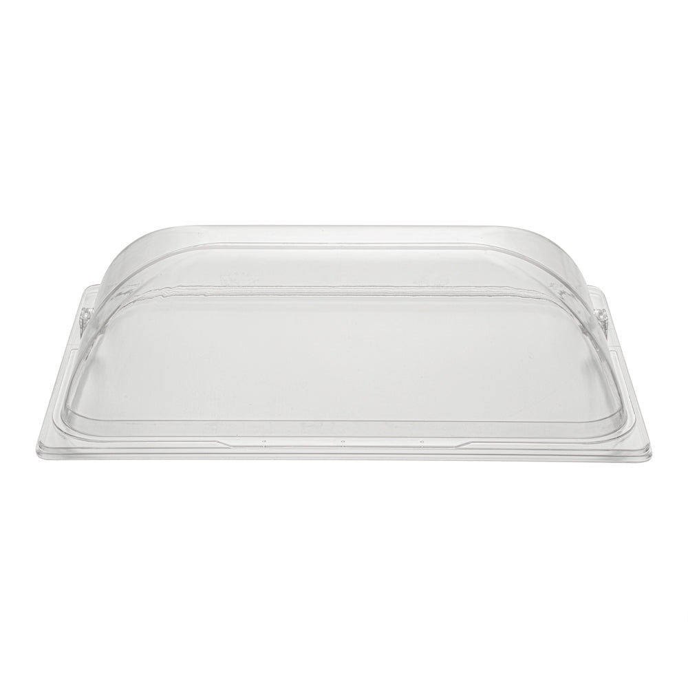 Cater Tek Clear Polycarbonate Plate Cover - Full Size - 21" x 13 1/4" - 1 count box