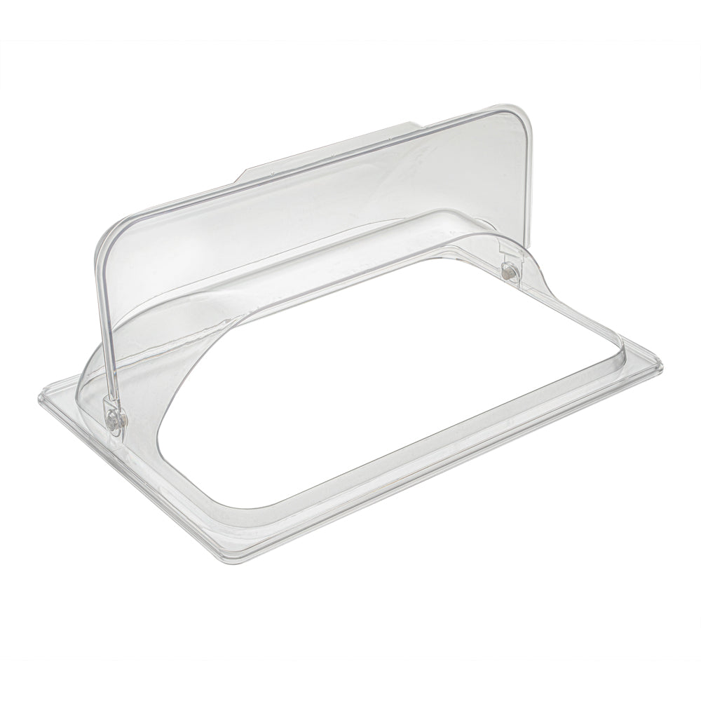 Cater Tek Clear Polycarbonate Plate Cover - Full Size - 21" x 13 1/4" - 1 count box