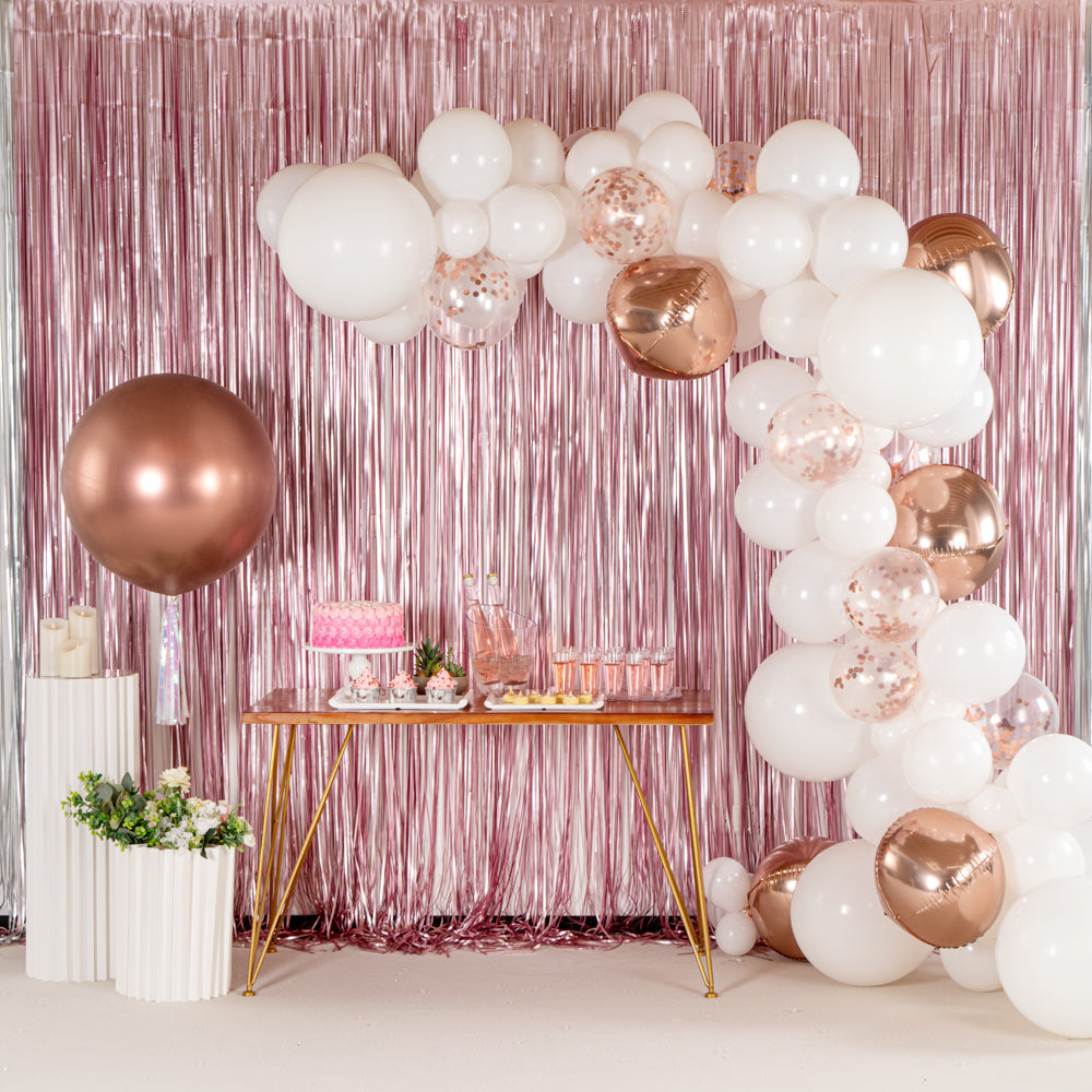 Balloonify Metallic Rose Gold Latex Balloon - 36" - 10 count box