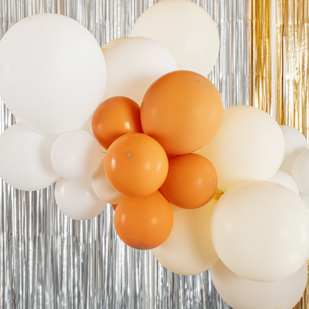 Balloonify Brown, Beige and White Balloon Arch / Garland Kit - 149 Pieces - 1 count box