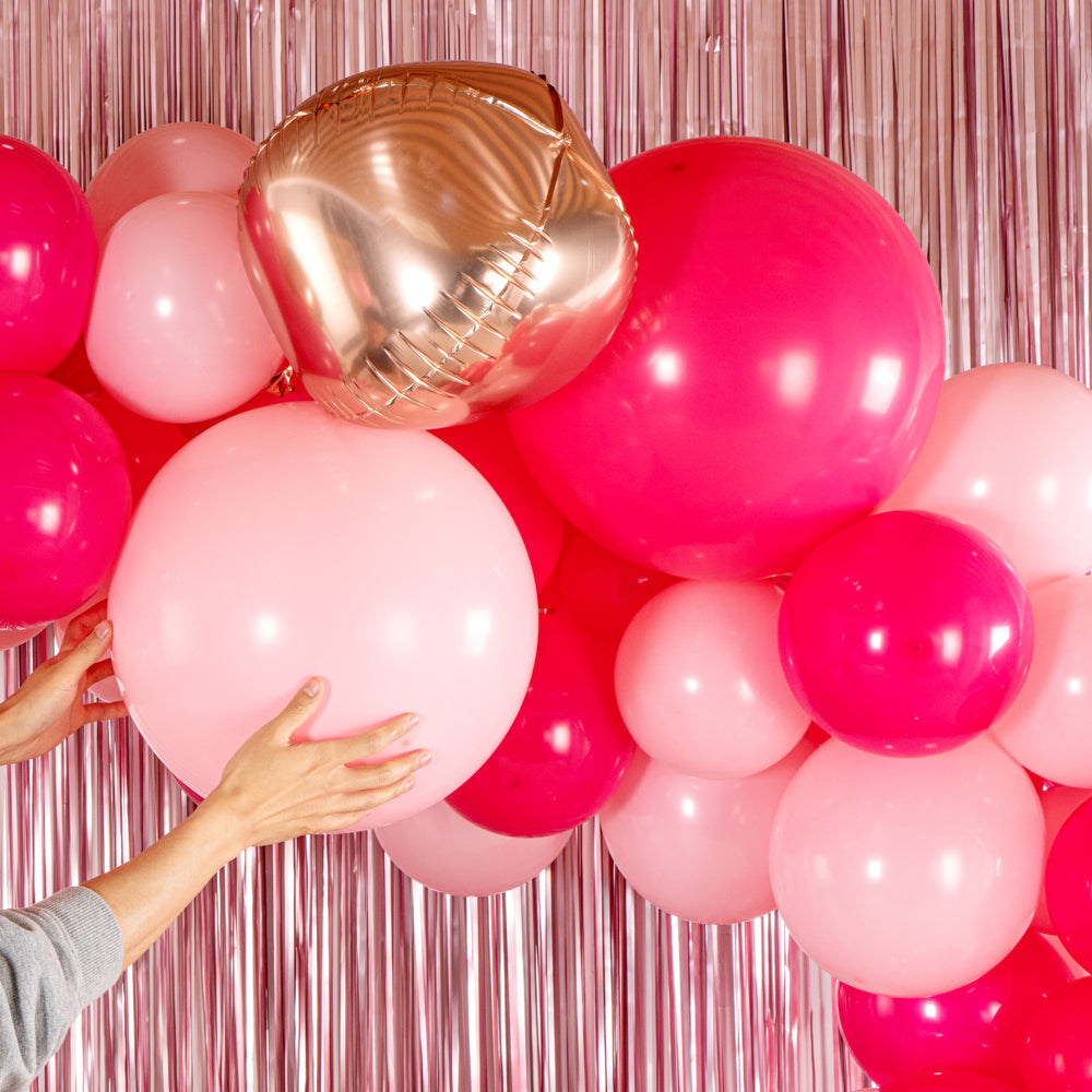 Balloonify Pink and Rose Gold Balloon Arch / Garland Kit - 166 Pieces - 1 count box
