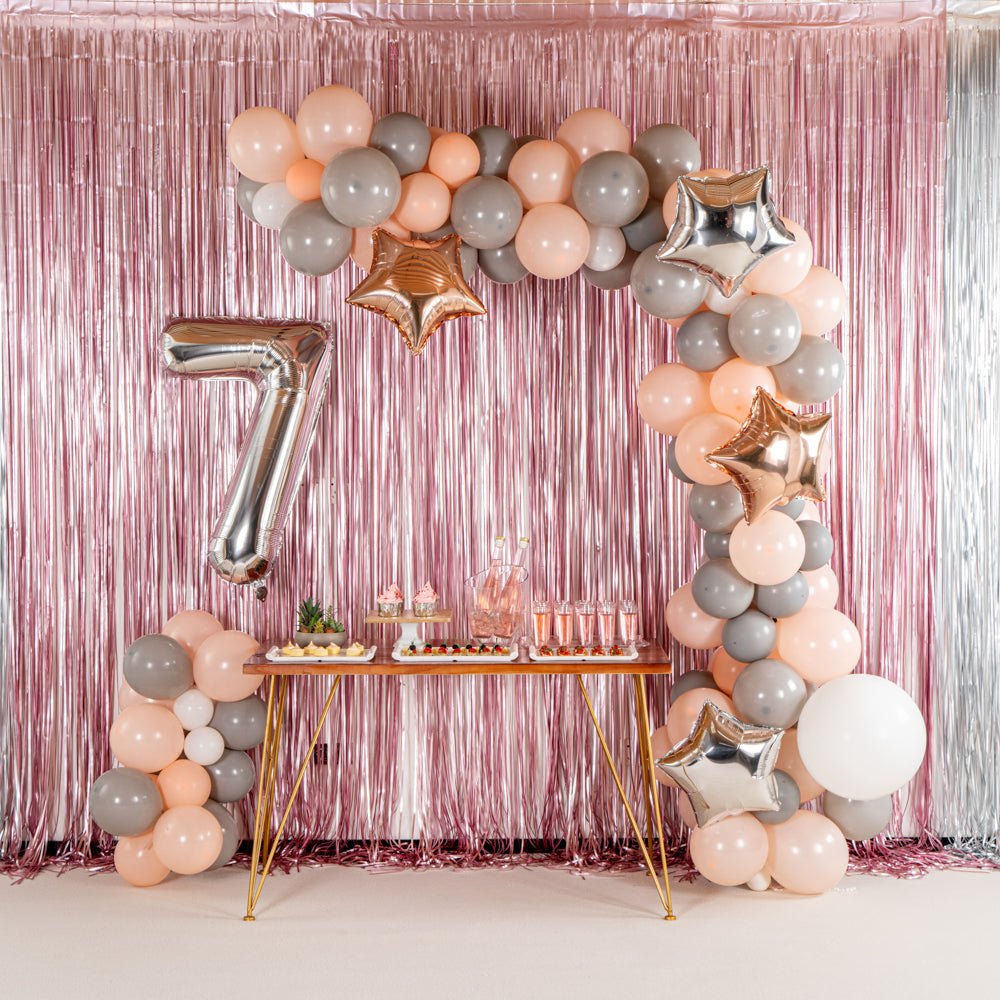 Balloonify Champagne Star Balloon Arch / Garland Kit - 129 Pieces - 1 count box