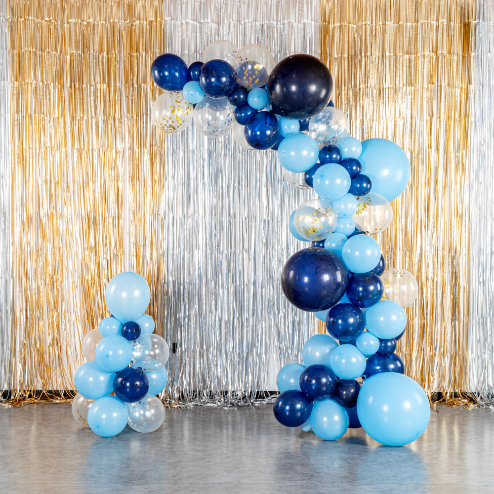 Balloonify Navy and Sky Blue Balloon Arch / Garland Kit - 106 Pieces - 1 count box
