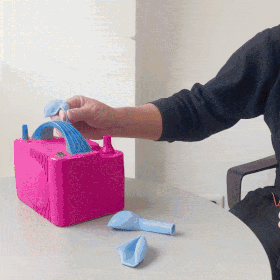 Balloonify Confetti Blue and Gray Balloon Arch / Garland Kit - 129 Pieces - 1 count box