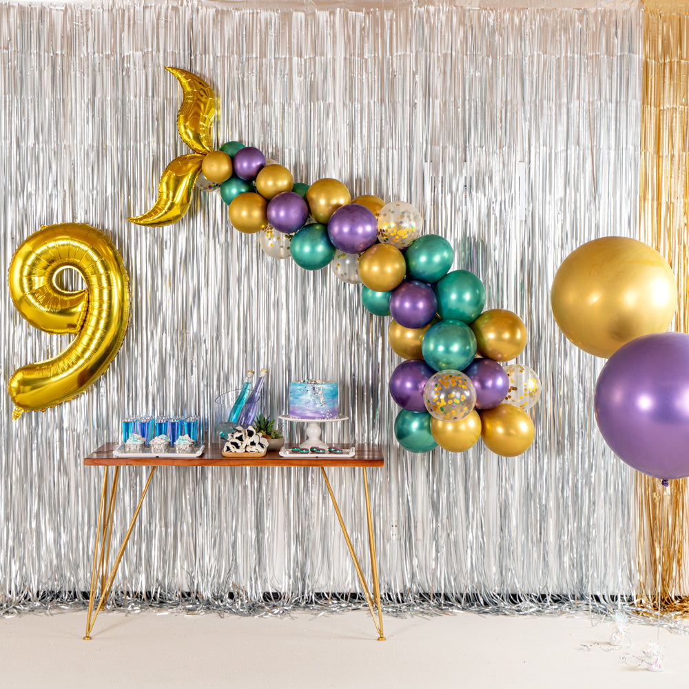Balloonify Confetti Mermaid Balloon Arch / Garland Kit - 44 Pieces - 1 count box