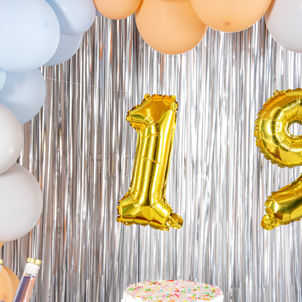 Balloonify Gold Mylar Number 1 Balloon - 16" - 1 count box