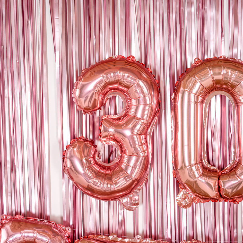 Balloonify Rose Gold Mylar Number 3 Balloon - 16" - 1 count box