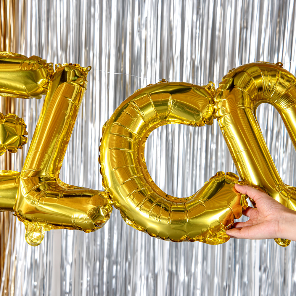 Balloonify Gold Mylar Letter C Balloon - 16" - 1 count box