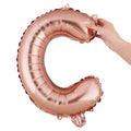 Balloonify Rose Gold Mylar Letter C Balloon - 16" - 1 count box