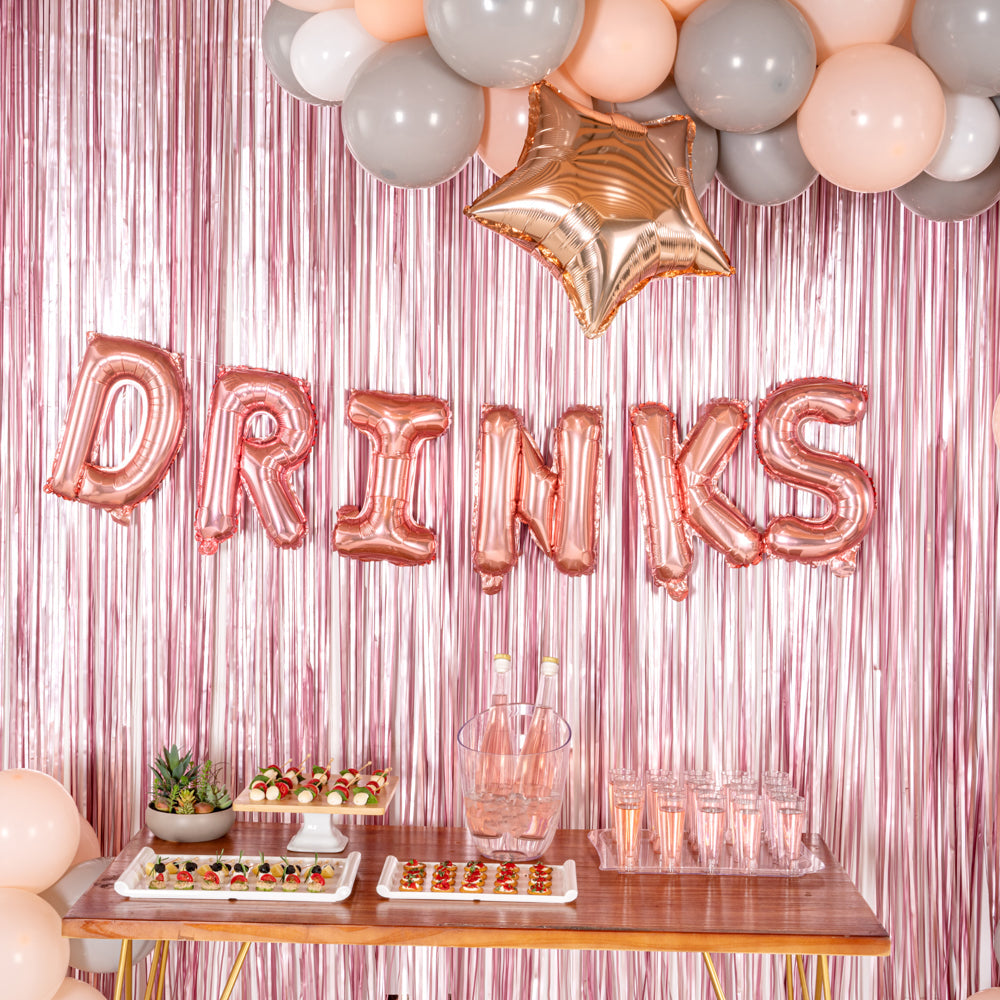 Balloonify Rose Gold Mylar Letter D Balloon - 16" - 1 count box