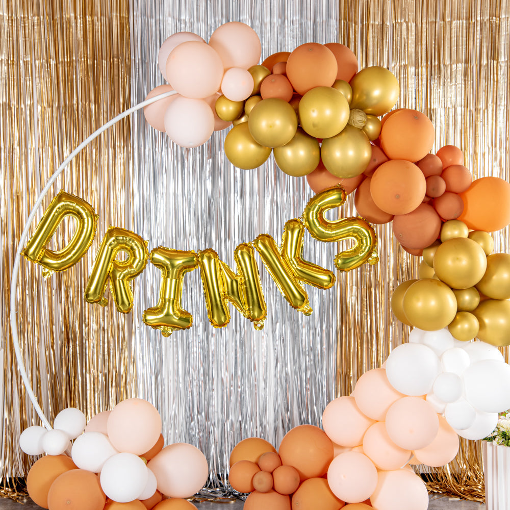 Balloonify Gold Mylar Letter I Balloon - 16" - 1 count box